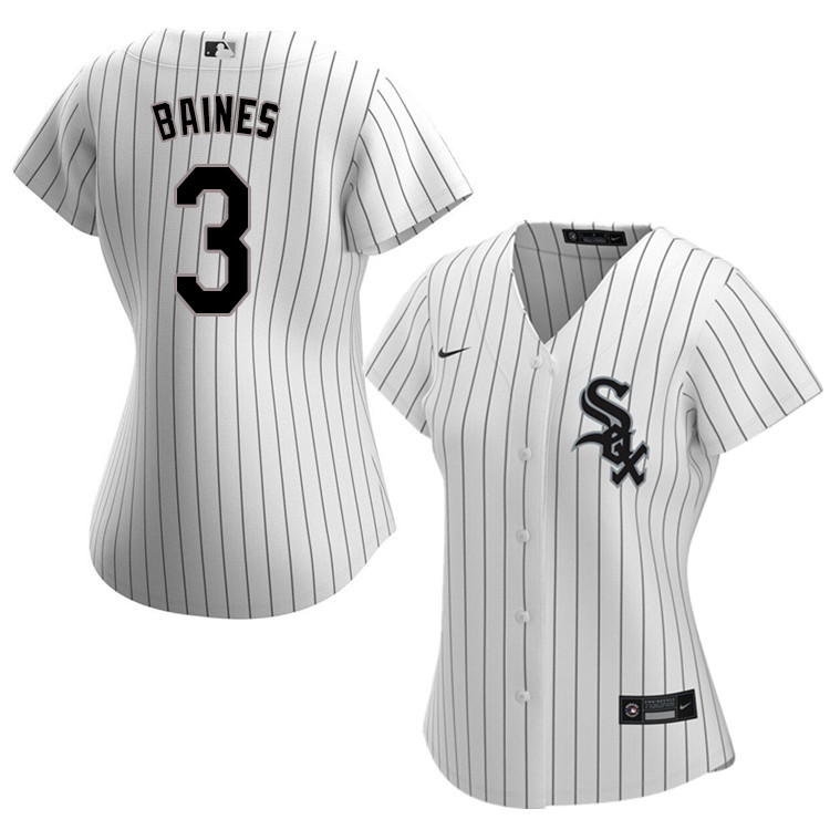 Nike Women #3 Harold Baines Chicago White Sox Baseball Jerseys Sale-White